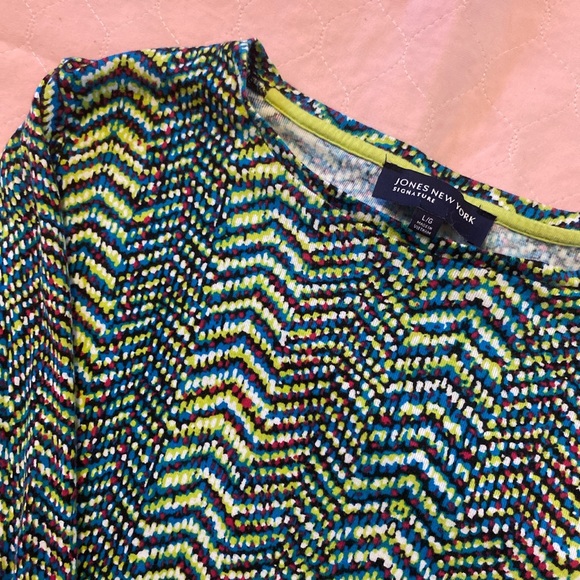 Jones New York patterned Long-Sleeve - Picture 2 of 2